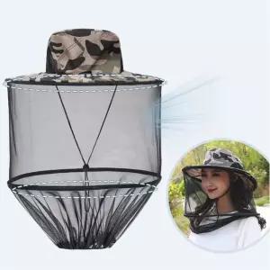 여름 벌모자 방충 양봉 벌망 용자 낚시썬캡 태자자 버킷 모자 스트랩