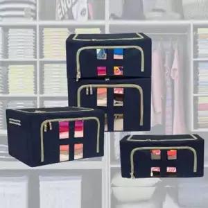 접이식 MTN872Z1 리빙박스 의류 이불 수납 정리함 보관함 100L