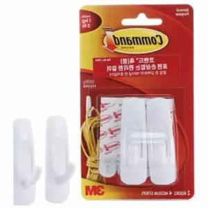 3M KHR893N2 코맨드 훅 중형 방문옷걸이 문걸이 벽행거
