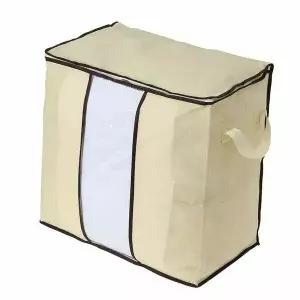 부직포 ROQ657Y5 이불보관 부직포정리함대형 아이보리