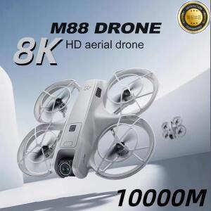 Xiaomi M88 드론 HD 8K 듀얼 카메라 전문 항공 사진 광학 흐름 호버링 제스처 촬영 접이식 쿼드콥터 New