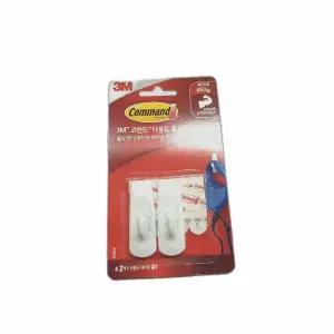 3M MSA313I0 코맨드 다용도훅 소17002 부착 벽면걸이