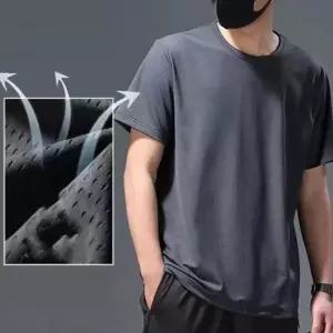 남성 메쉬 쿨 반팔티 여름 기능성 얇은 반팔티셔츠