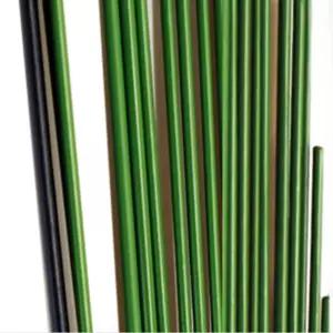 튼튼한고춧대 유연한 작물지지대 11호 10개텃밭지주대 녹색코팅 오이대 일자형 식물줄기고정 고추말뚝 지줏