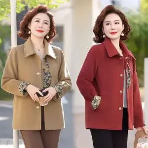 모직 코트 봄옷 반 여자모직코트 봄가을 ible3