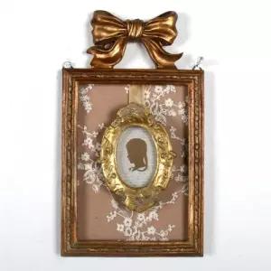 골드리본 엔틱 사진액자가족 성장앨범 인테리어 탁상용 소품 꾸미기