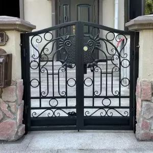 주물 현관문 전원주택 메쉬 스타일 철제 대문 정원 야외 출입문 정문 게이트