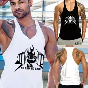 LD-1266 헬스나시(노패인)남자 패션 민소매티 캐주얼 남성 스포츠 트레이닝 체육 데일리 나시