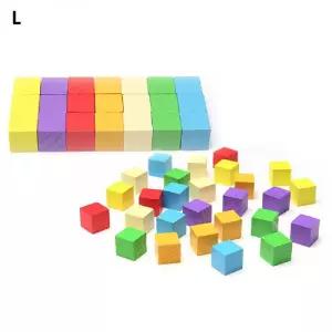 쌓기나무(70개)쌓기 원목교구 완구 장난감 도형쌓기 쌓기놀이 조각
