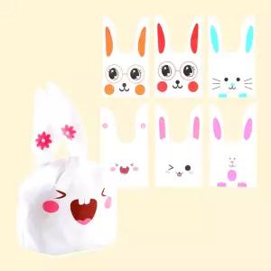 토끼 보자기 선물포장 봉투 대 15.8x27 100P지 쿠키 과자 사탕 베이킹 답례품 쿠키지 용봉투 캐릭터 큐티래