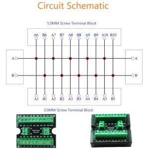 RS485 I2C CAN 1선 버스 허브 분배기 ESP32 원격 IO PV 인버터 PLC HMI PTZ 프린터 LED용 마스터-슬레이브