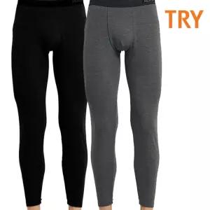 TRY 히트업 플러스 모달 남성타이즈 남자레깅스(단품)발열내의 내복 긴팔 홈웨어