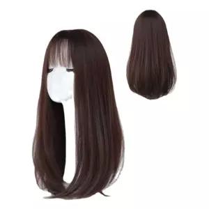 롱웨이브 생머리 통가발 패션 긴머리 가자연 긴가 볼륨가 여성가 패션가 붙임가 앞가 전체가 반가 통가 단