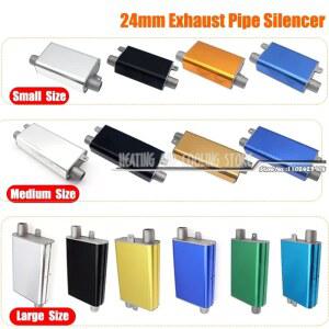 24mm 머플러 소음기 S 곡선형 공기 디젤 주차 히터 배기 파이프 자동차 트럭 밴용 웹스토 에버스파처 알루미늄 합금