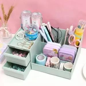( )소품분리함 소품함 더홈 화장대 데스크 소품정리함 민트