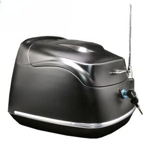 탑박스 클래식 바이크 화이트 리터 레트로 가방 대용량 알루미늄 짐보관함 헬멧 투명