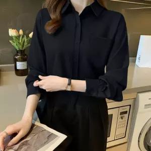 출근룩 오피스 여성 데일리 베이직 포켓 블라우스봄셔츠 민소매 오프숄더 서스펜더 정장 데이트라