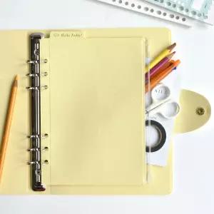 클래시바인더포켓 (A5 6공 바인더에 걸어 쓰는 )다이어리소품 투명 용품