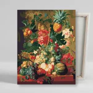 DIY 풍요로운 과일 40X50 캔버스 그림그리기 페인팅DIY명화그리기 그리기 해바라기 유화꾸미기 DIY키트 그