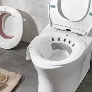( )가정용 접이식 좌욕기 임산부 온수 좌욕 대야 변기 거치형 폴딩