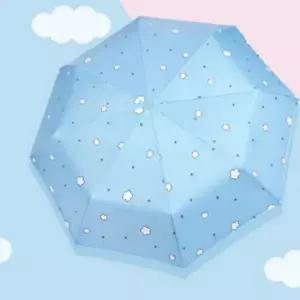자외선차단 양우산 암막 접이식 포인트 귀여운 3단 미니