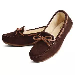 여성 겨울 슬립온 털신 데일리 모카신 따뜻한 신발 슈즈 방한화 패션온 기모 심플디자인 트렌디 신상 편한