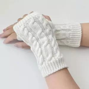 인스타 팔토시 20cm방한용암워머 패션 패션팔 겨울 꽈배기니트 워머