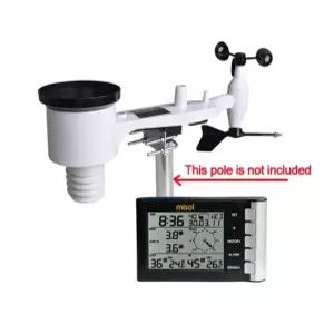 무선 풍속계 기상 태양광 측정기 디지털 온도 풍량 바람 풍온 날씨 센서 장비 가정용