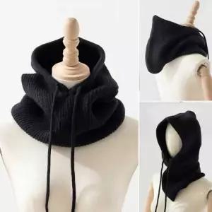 소프트 니트 후드 넥워머 귀 목 머리 겨울 방한용품플리츠 여자패션 보호폴라 토시 워모 보호