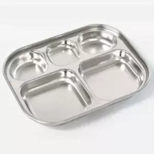 영유아 스텐 3찬 식판 배식판 급단체식식기 단체식 스테인리스 레스 식그릇 유치원 식당 급식 어린이집