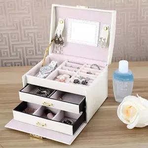 가죽 악세사리 보관함 쥬얼리 보석함반지 주얼리 목걸이 악어케이스 반지함 진열대 귀걸이