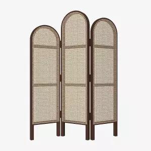 접이식 파티션 일본식 병풍 이동식 가리개 서재 라탄