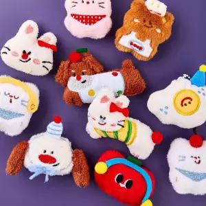 스마일 프렌즈 인형 키링-20EA가방고리 키링 캐릭터 봉제 캐릭터링 홀더