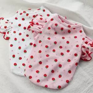 코코아허니 20CG4딸기봉봉티셔츠강아지원피스 귀여운애견옷 강아지 애완 반려