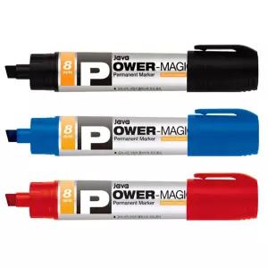 자바 파워 매직 8mm 12개 1세트진한펜 박스포장 포장 선명한 필기 필기구
