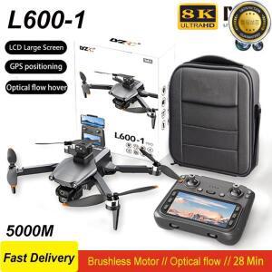 새로운 L600-1 GPS 드론 전문가용 8K 카메라 항공 FPV 브러시리스 장애물 회피 대형 스크린 리모컨 접이식