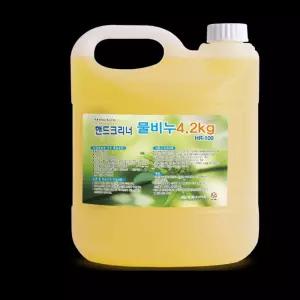 물비누 HR-100 4.2kg 1박스 4개입거품 손클리너 핸드 핸드솝 대용량 말통 워시 업소 세정제
