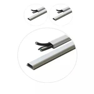 지저분한 전선정리용 1M 알루미늄 보호관 6개입메탈케이블몰딩 용품 인테리어 숨기기