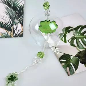 네잎클로버 행운 후우링 풍경종 윈드차임벨 모빌 인테리어 소품 선물합격기원 친구 생일 현관문 일본여행