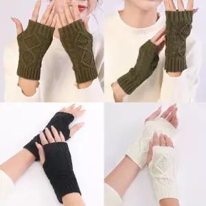 케이블니트핸드워머 겨울 숏 손토시 암 핸드워머 ntD8+1Mwb