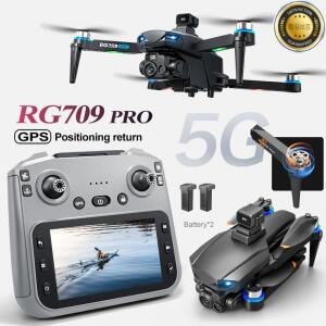 전문가용 GPS 8K HD 듀얼 카메라 RC 드론 (스크린 탑재 5G WIFI 영상 전송 FPV 항공 촬영 장애물 회피 기능