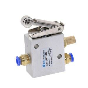 공압 암나사 포 밸브 에어 밸브1/4 솔벨브 JM322R 방향 스위치 JM322 NO 있는