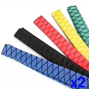 열수축튜브 낚시대손잡이 큐대 라켓커버 50mm x2개대 전선보호 당구 스포츠장비 장비