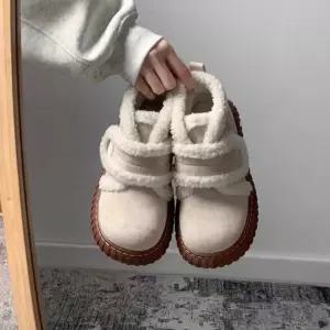 퍼스트랩 미들 방한부츠 DS-0338여성겨울신발 캐주얼 슬립온 부츠 털부츠 숏화 겨울 온화 안감