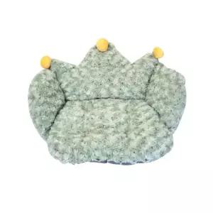 모모 반려동물 크라운 방석 그린애견침대 침대 하우스 강아지소파 디자인 귀여운 인테리어 쿠션