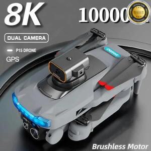 2026년 신형 P15 드론 전문가용 8K GPS 듀얼 카메라 5G 장애물 회피 광학 흐름 위치 지정 브러시리스 업그