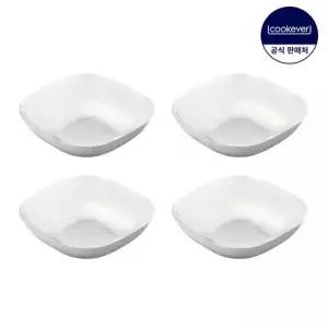 쿡에버 샐러드 파스타 믹싱볼 스텐 플랫볼 20cm 4P 세트