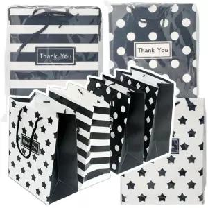 코팅 모던 무늬 쇼핑백 대41x31x12cm 10매 랜덤디자인포장 데코 페이퍼 쇼핑 포장 선물 종이 디자인