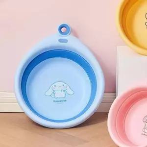 산리오 접이식 대야 () 세수 욕실 다용도바스켓 대아 폴딩