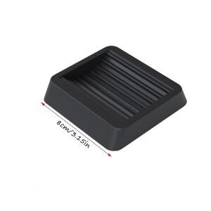 4pcs 미끄럼 방지 가구 휠 스토퍼 고무 의자 캐스터 컵 바닥 보호기 진동 감쇠 세트 설치